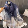 Women S Solid Color Rhinestone Beaded Scarf Warm Neck Wrap Spring Autumn