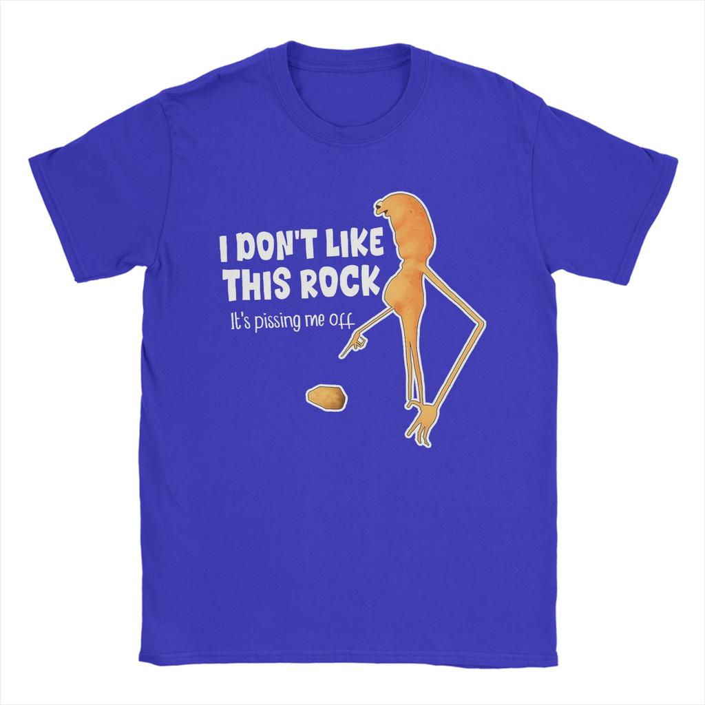 Men Marcus The Worm I Don't Like This Rock T Shirts  100% Cotton Clothes Humorous Short Sleeve Round Neck Tees Unique T-Shirt