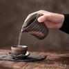 Retro Gongdao Ceramic Tea Cup Set - Japanese Style, Wood-fired Imitation, Includes Separator and Gong Cup