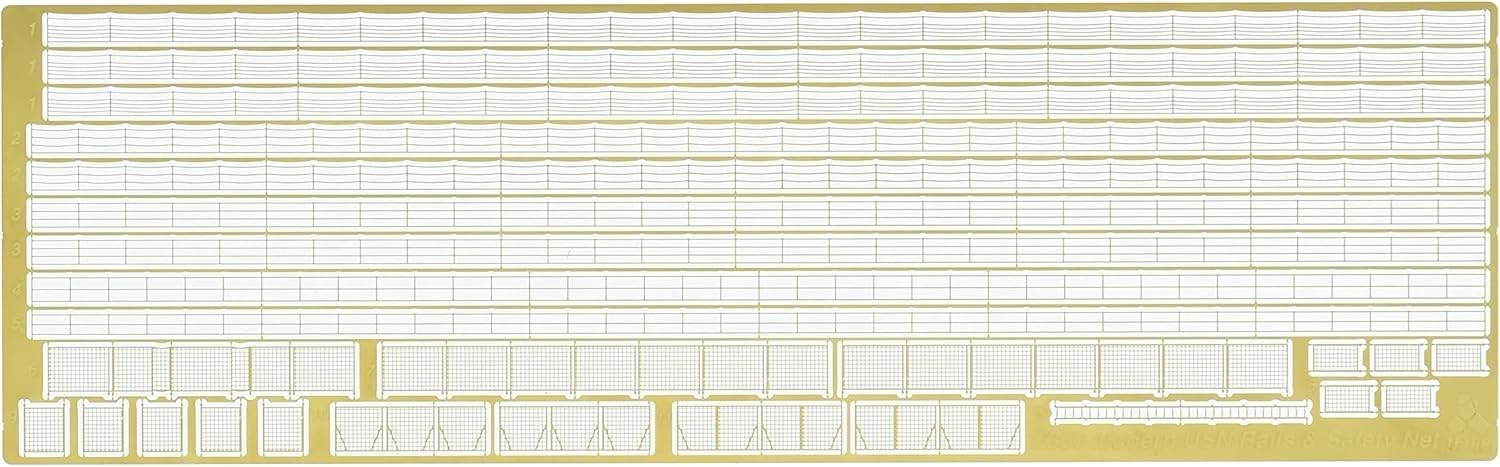 

Tetra Model SA Series Modern American Safety Nets Plastic Model Parts SA3501 1/350 Handrails,