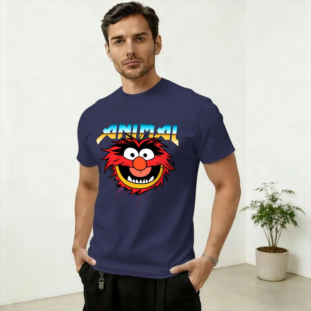 Unisexs TShirts MMuppets Animal Funny 100 Cotton Tee Shirt Short Sleeve T Shirt Crew Neck Clothing Gift Idea