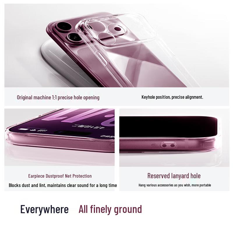 Baseus AR Anti-Reflective Clear Cooling Case for iPhone 18 Pro/17 Pro