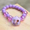 Colorful Sparkle Bead Bracelet for Kids - Princess Jewelry Gift