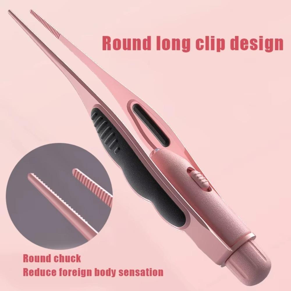 LED Light Baby Ear Cleaner Anti-Skid Ear Wax Remover Clip Safety Ear Wax Removal Tweezers  Home Use