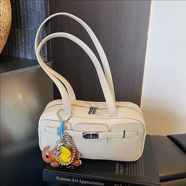 Pu Material City Style Small Crossbody Bag With Zipper Closure And Inner Pockets For Work