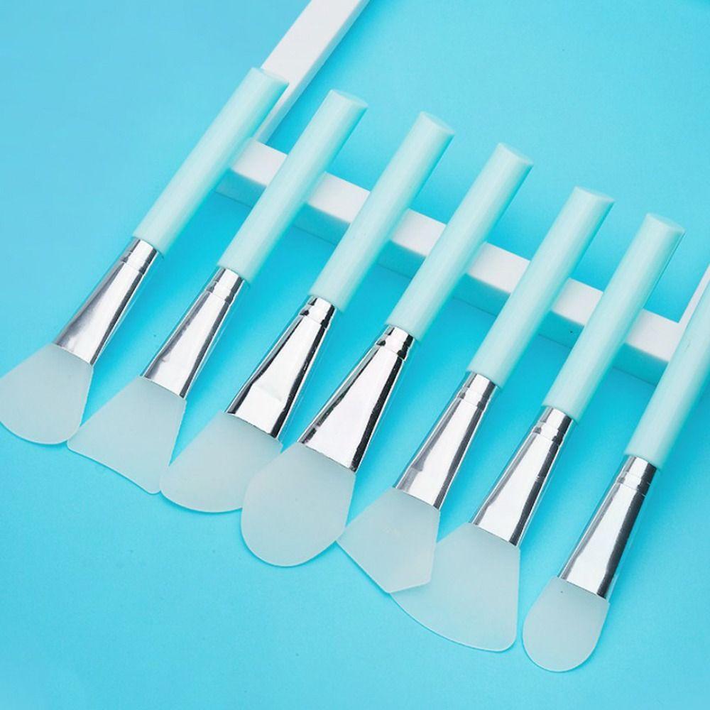 7Pcs DIY Silicone Mask Brush Set Makeup Brush Facial Mud Mixing Brush Professional   Home