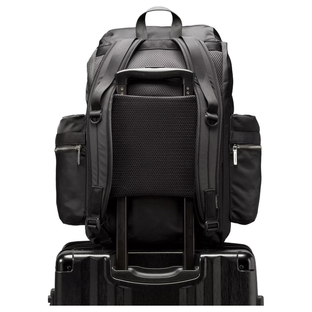 Lululemon Wunderlust 25L Casual Waterproof Nylon Backpack Unisex Backpack Black Silver LU9AS8S-0393