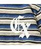 EXTRAORDINARY Gothic Logo Stripe Ls Tee Blue