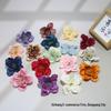 Golden Thread Flying Swallow Fabric Flowers for DIY Home, Cake Décor & Hair Accessories