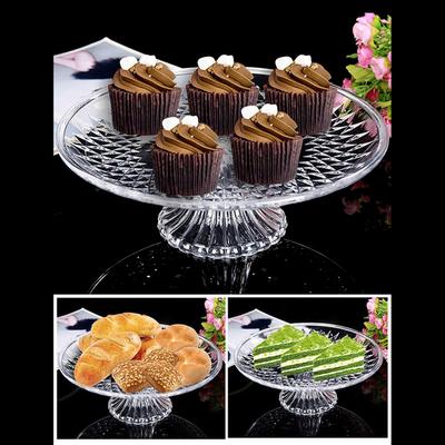 Akrylový podnos na ovocný dezert na košíčky Lehký dezertní talíř odolný proti rozbití pro potřeby na zdobení večírků