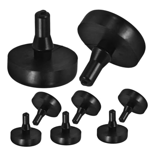 

MUELODSIC 8pcs Brake Pedal Rubber Stopper and Clutch Pedal Pad Brake 2.00X1.70X1.70CM чёрный