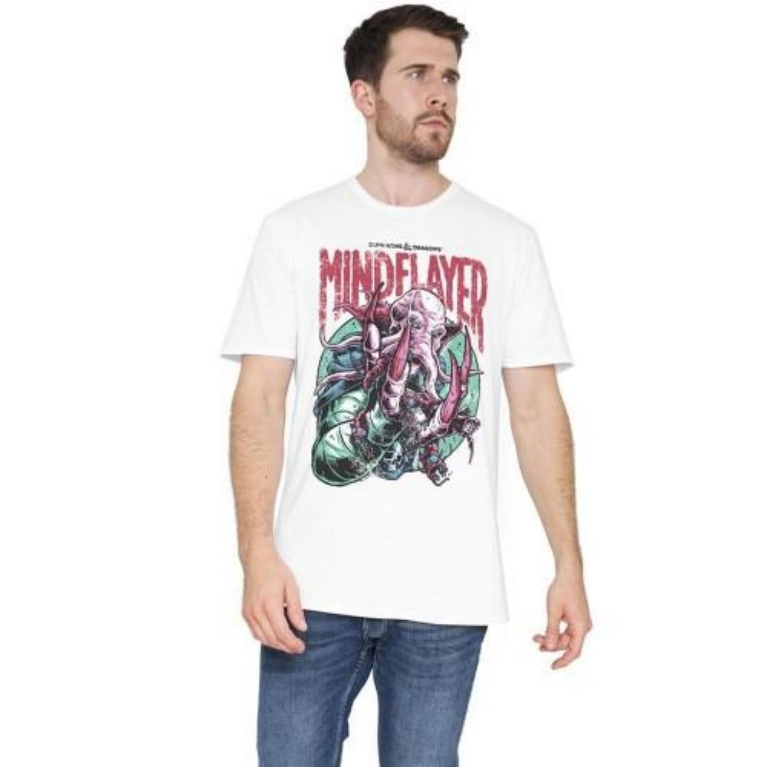 Мужская футболка Dungeons & Dragons с изображением Иллитида (Mindflayer) XXXXL