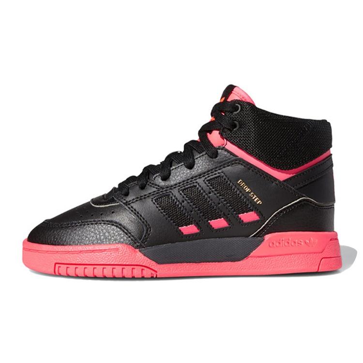 (GS) adidas originals Drop Step J Black Pink Kids FV4890 EU 35⅔