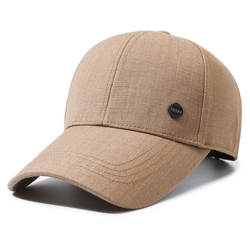 Men's Long-Brimmed Hat: Spring/Autumn Style – Outdoor Sun Protection, Breathable, Versatile Casual Baseball Cap