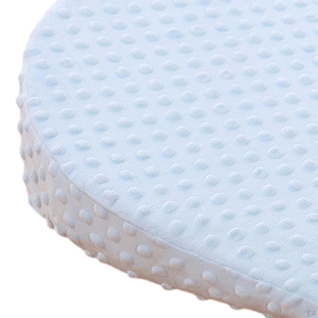 Baby Wedge Pillow Removable Cover Soft Triangle Breastfeeding Pillows White