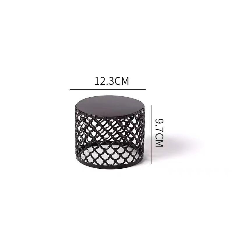 

Скандинавская круглая кованая железная подставка для шведского стола, напитков, фруктов, полка для демонстрации закусок, выпечки, десертов, подставка для дим-самов, подставка для торта, декоративный элемент