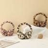 Winter Korean Style Leopard Print Plush Ear Muffs - Soft, Warm, Versatile Ear Protection and Windproof Ear Covers.