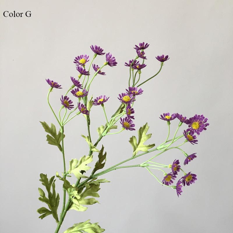 Artificial Daisy Flowers Silk Fake Chamomile Flowers Stamen Small Daisy for Wedding Home Table Decor