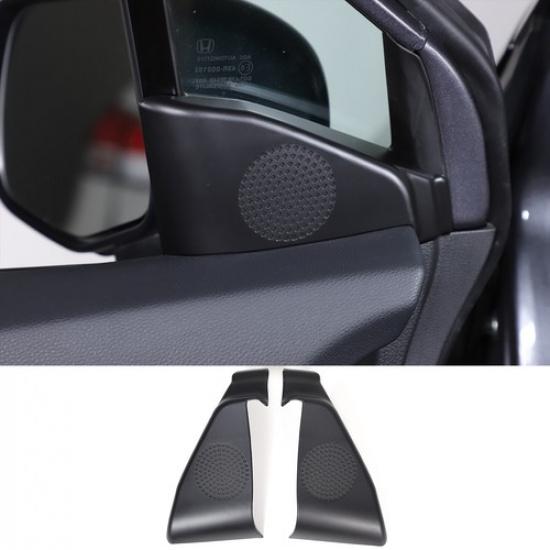 A Pillar Speaker ABS Matte Black Interior Cover Trim For Honda Pilot 15-22