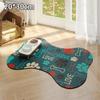 Diatomaceous Mud Absorbent Pet Placemat For Food And Water Bowl With Waterproof Quick-Dry Rubber Backing Non-Slip Home Pet Mat