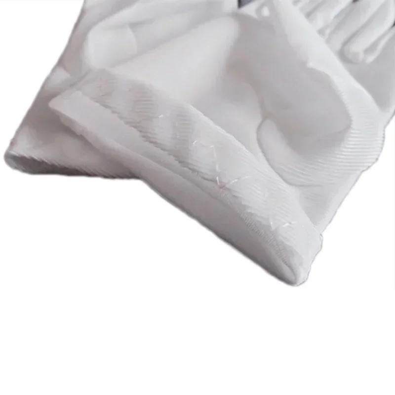 Childrens Gloves White Short Satin Texture Childrens Dance Stage Accessories Wedding Flower Gloves Wedding Dress Accessories
