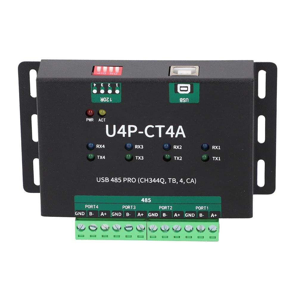 USB auf 4-fach für RS485 Konverter-Adapter Industriequalität Isoliertes USB Serielles Port-Modul für CH344Q Chipsatz