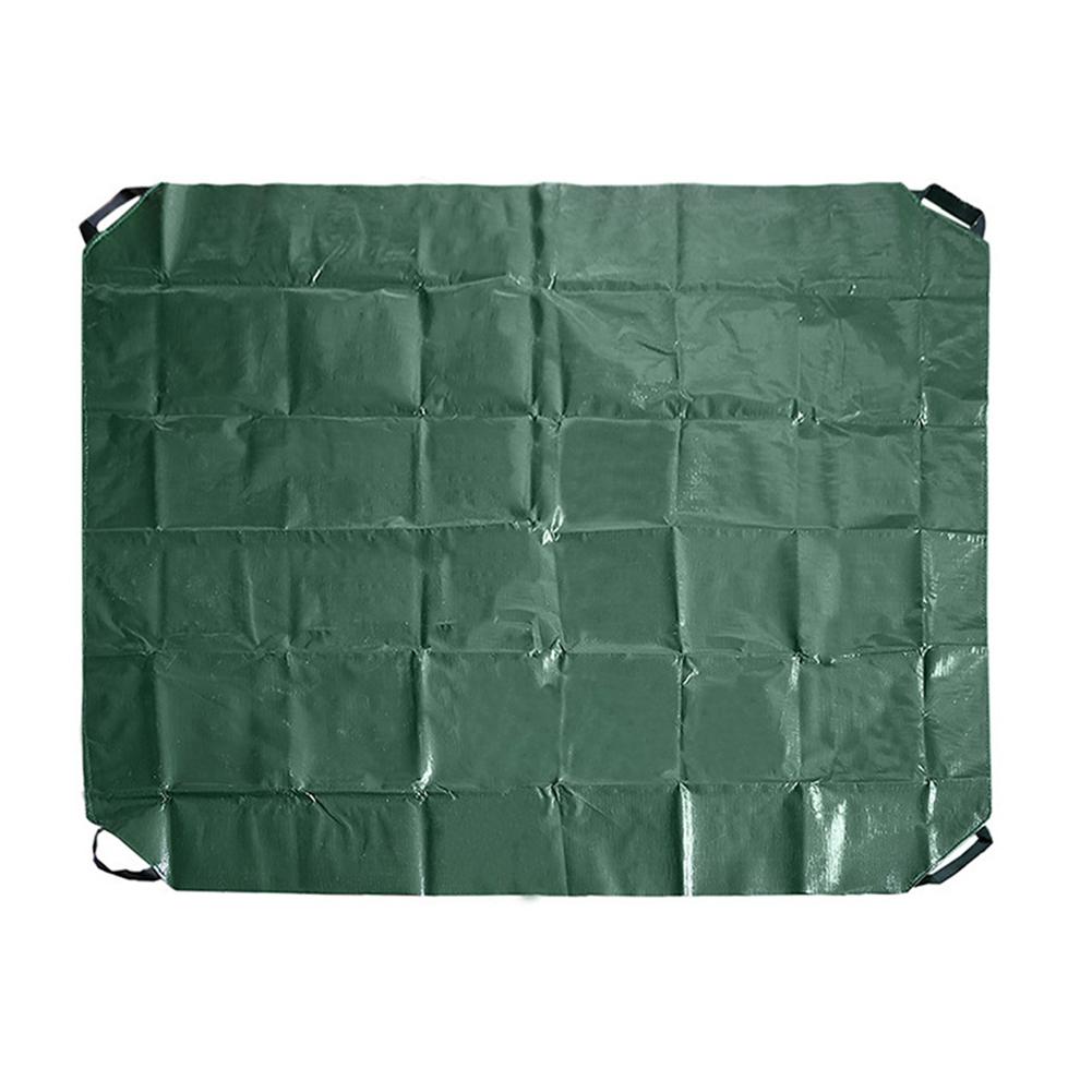 Multi Purpose Waterproof Tarp with 4 Handles for Garden and Outdoor Use Great for Leaf Collection and For Sandbox Cover