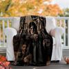 The Lost Of Us Flannel Blanket Soft Warm All-Season Throw, Design for Camping, Car Travel, Hiking Sofa, Bed, Office Perfect Gift for Parties