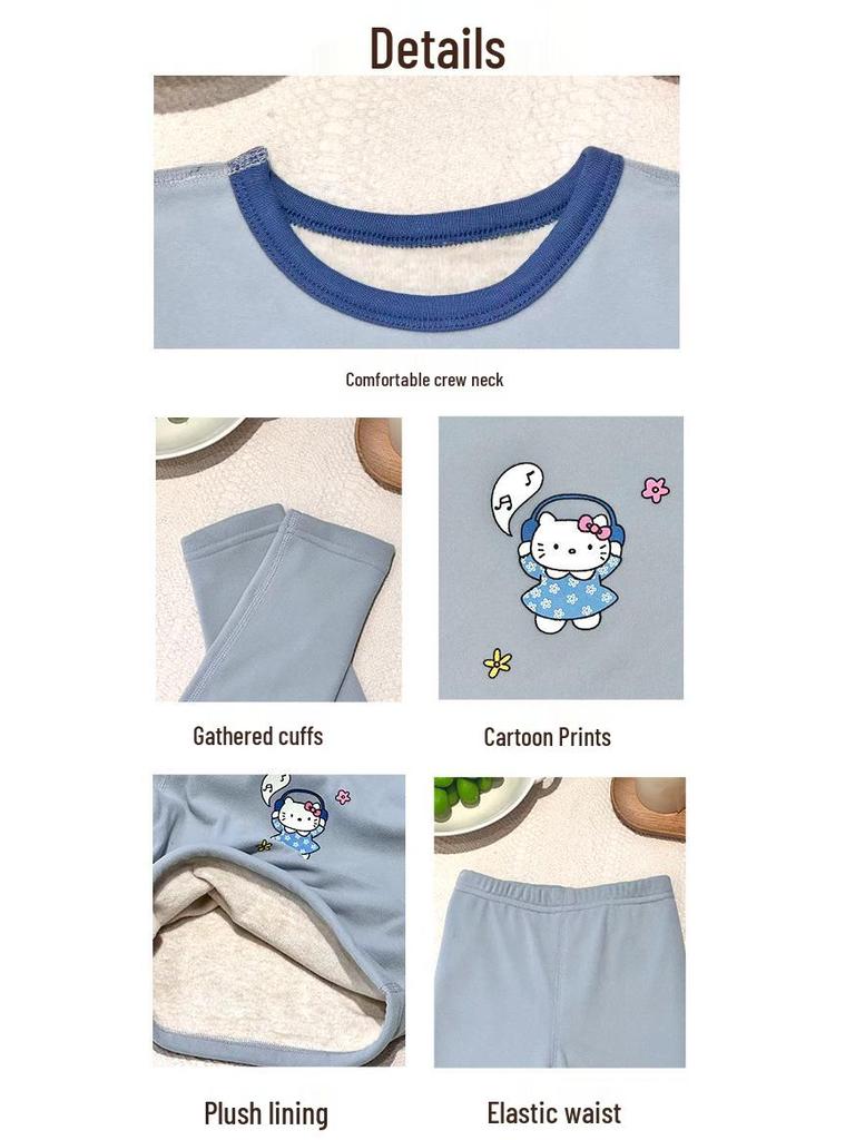 Children's Autumn/Winter Pajama Set 2025 - Warm, Comfortable Thermal Underwear for Small/Medium Kids