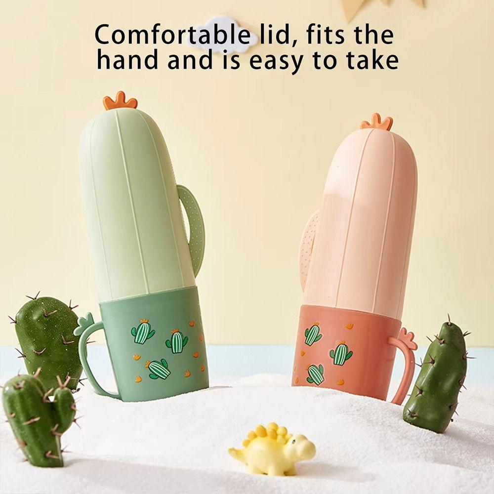 1Pcs Cute Cartoon Toothpaste Container Towel Storage Bathroom Toothbrush Cover  Travel