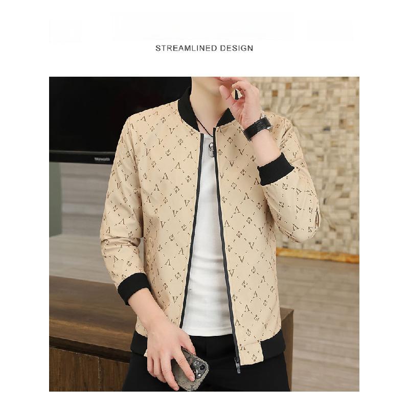 Men's Jacket Spring/Autumn 2026 New Slim Fit Short Casual Versatile Jacket