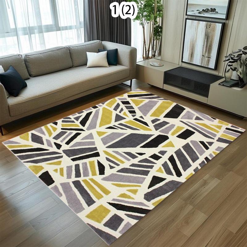 

Спиральный Геометрический Полосатый Ковер Стильный Персональный Дизайн Нескользящий Напольный Ковер для Гостиных Модных Пространств 40x60cm
