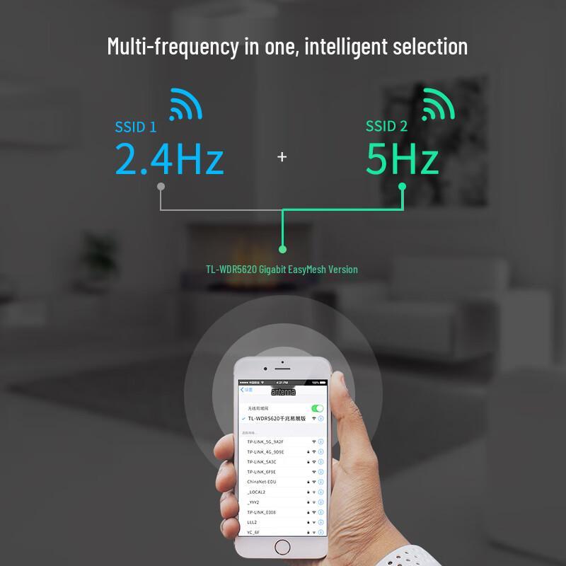TP-Link WDR5620 AC1200 Dual-Band Gigabit Mesh Wi-Fi 5 Router