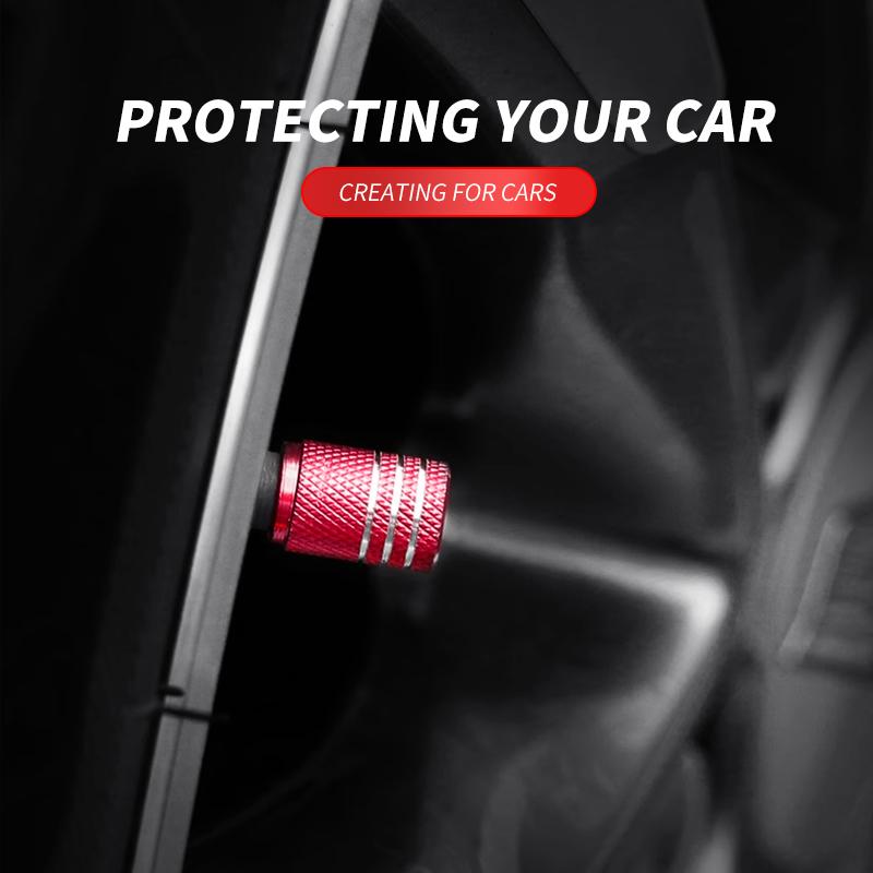 Automobile Tire Inflation Nozzle Cover Bolt-in Aluminum Theftproof Valve Caps For Nissan Nismo Tiida Teana Skyline Juke X-trail
