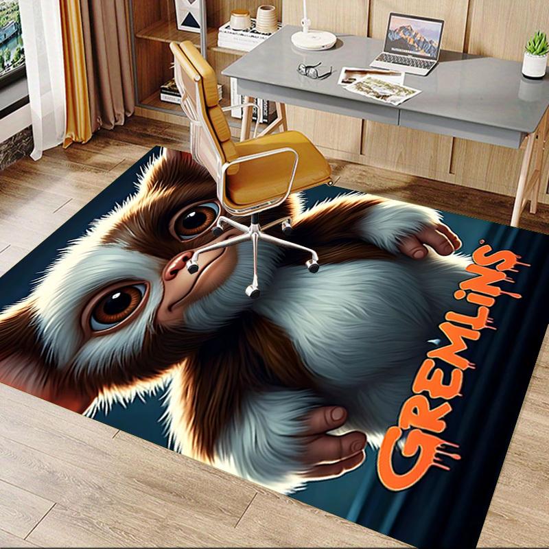 1pz Tappeto Gremlins Gizmo, Tappeto da Ufficio Tappetino da Esterno Decorazione per la Casa Tappeto da Area Festival