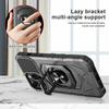 Armor Heavy Duty Case For Apple iPhone 11 12 13 14 15 16 17 Pro Max Magnetic Rotating Ring Holder Full Cover Phone Fundas Coque