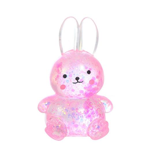 Glitzerndes Tier-Quetschspielzeug Stressabbau Salamander Kaninchen Bär Oktopus Capybara Sensorisches Spielzeug Dekompression Klarer Stressball Fidget-Spielzeug