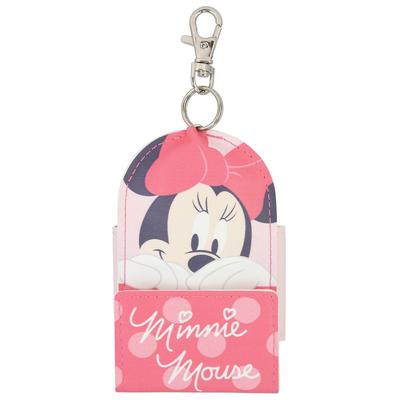 Gourmandies Reel-Style Key Case, Pink, H:197mm X W:85mm X H:25mm, Disney Minnie Mouse, Dn-538b
