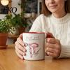 Smooth Surface Ceramic Mug Hairdresser Coffee Cup, Large Capacity Mug, Oversized Tea with Comfortable Handle Microwave Safe Cup Office Size