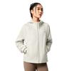 Li Ning Fitness Series Fleece Lined Thermal Loose Fit Long Sleeved Hooded Athleisure Stitching Sweatshirt Women's AWDV944-3