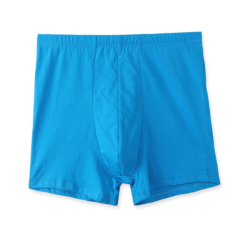 Middle Aged and Elderly Underwear Men's Oversized Underwear Dad's Pure Cotton Red Loose Underwear