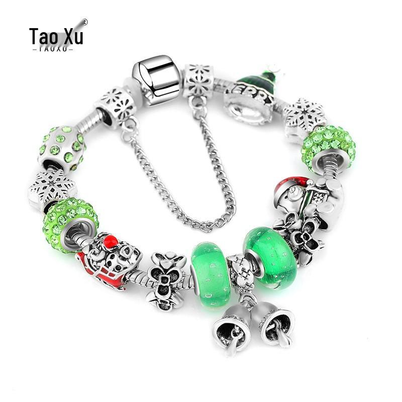 

Holiday Flower & Bell Bead Bracelet DIY Kit 17cm