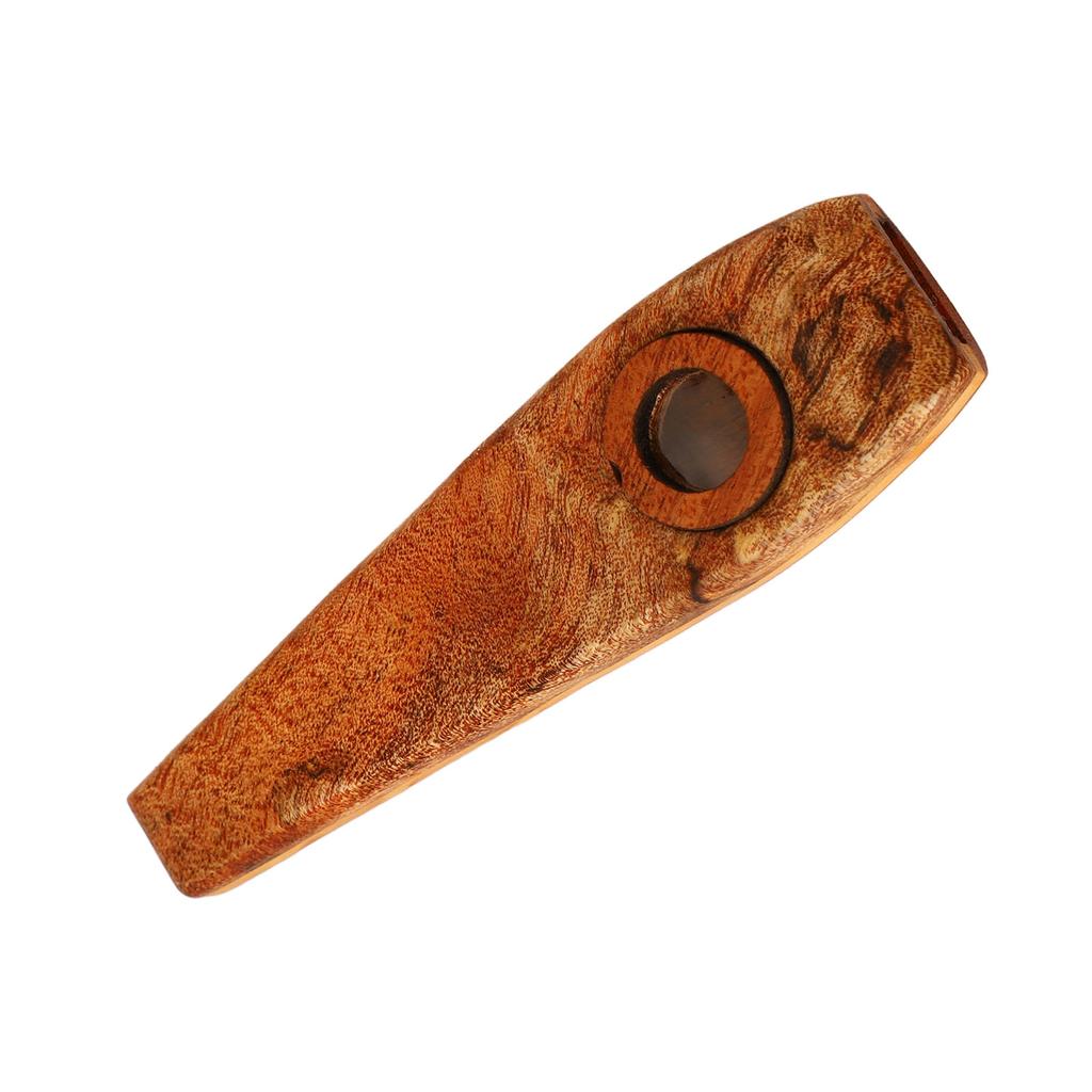 Kazoo-Flöte, Ahornholzflöte, Musikalisches Blasinstrument mit Membran für Spielleistungen