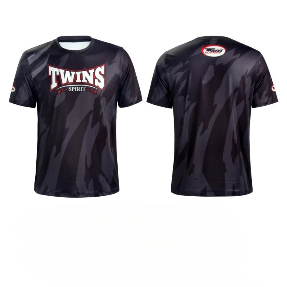 Muay Thai Boxerské 3D Tištěné Sportovní Rychleschnoucí Prodyšné Pánské Tričko Jiu-jitsu Týmový Tréninkový Úbor Rodič-Dítě Krátký Rukáv Horní Díl