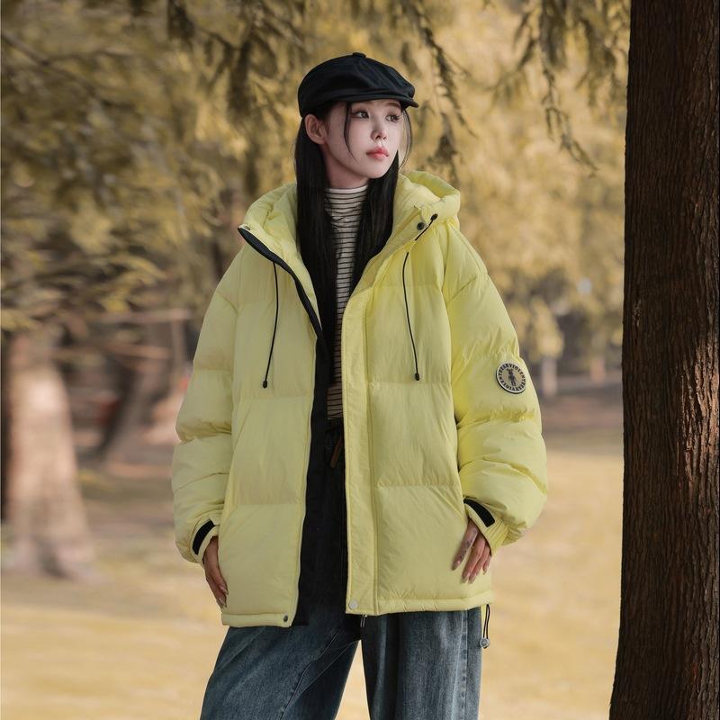2025 New Winter White Duck Down Jacket Fashionable, Versatile, Thickened Men's Warmth, Popular Trend Padded Clothes
