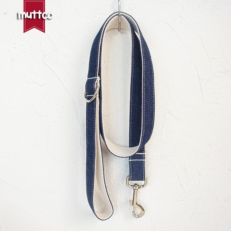 

Custom Explosion-Proof Dog Leash and Collar Set XL джинсовый/белый