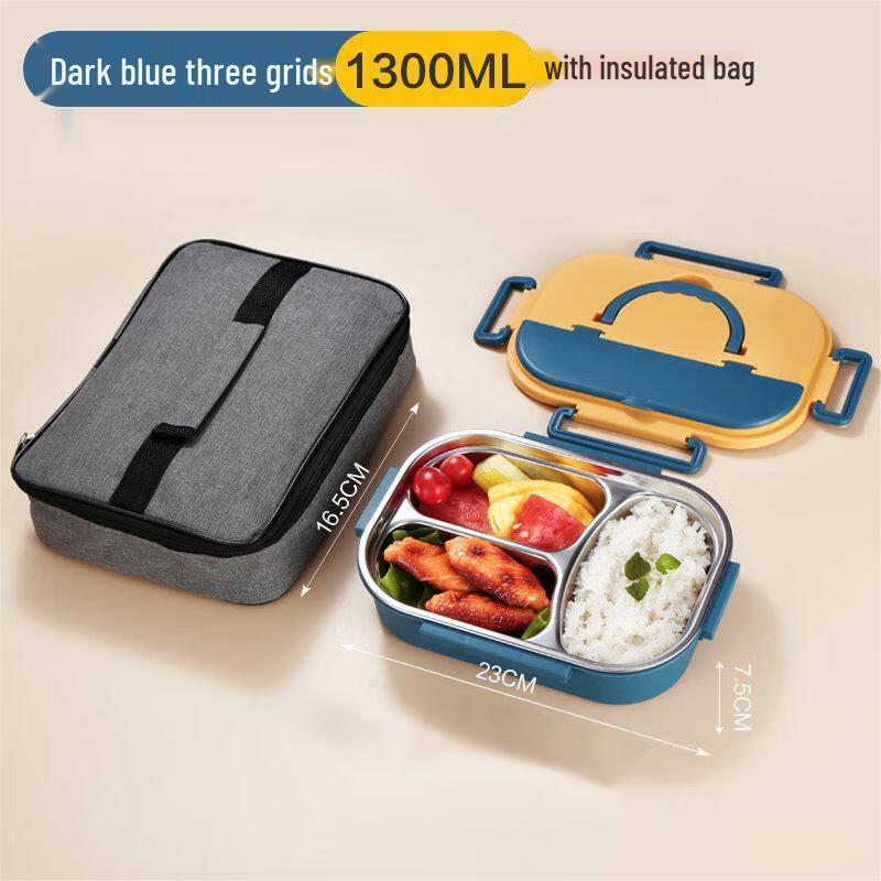 Qianxing 304 Stainless Steel Divided Lunch Box