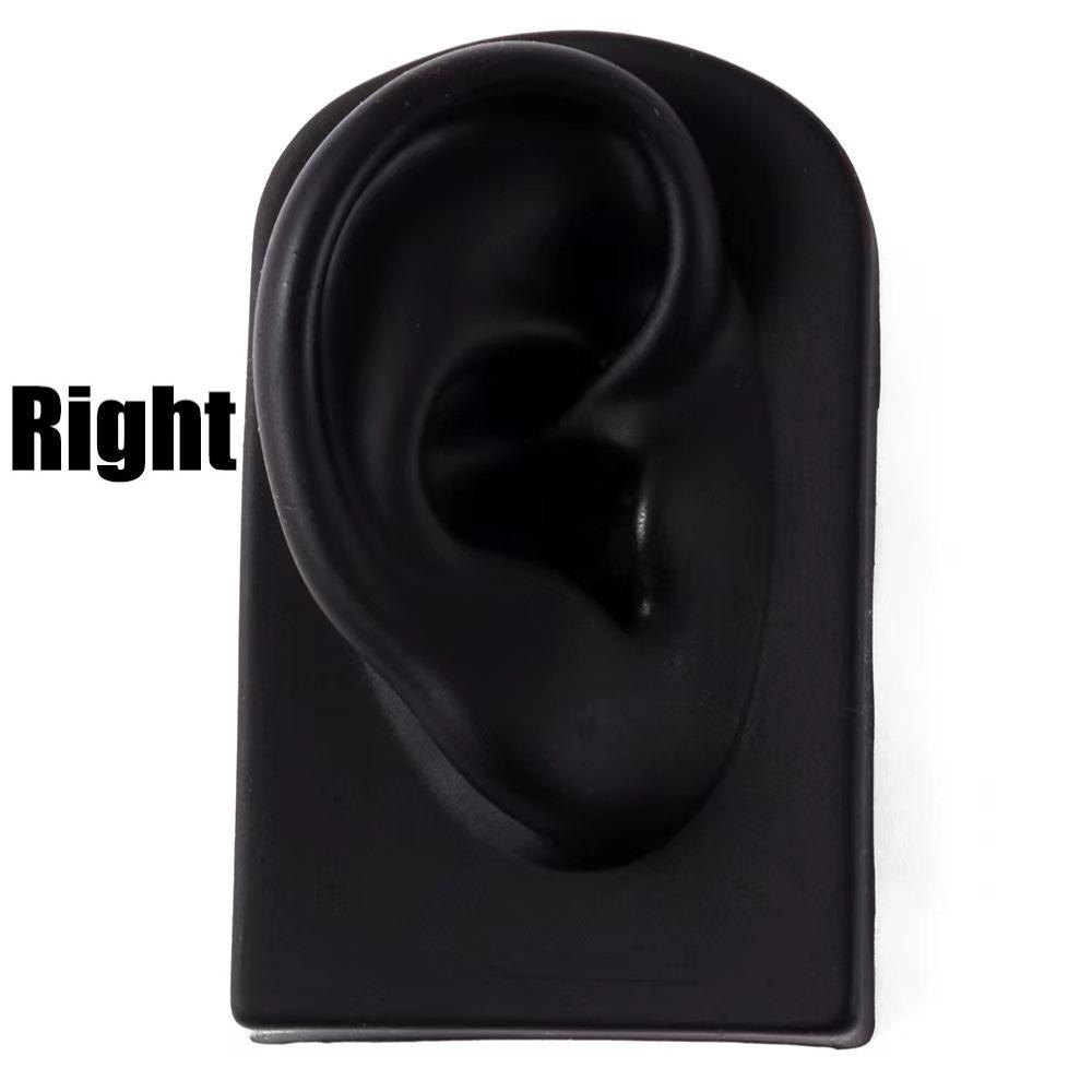 Weiches Silikon Ohrmodell Leichter Ohrring-Präsentationsständer Menschliches Ohrmodell Gestell Handwerk DIY