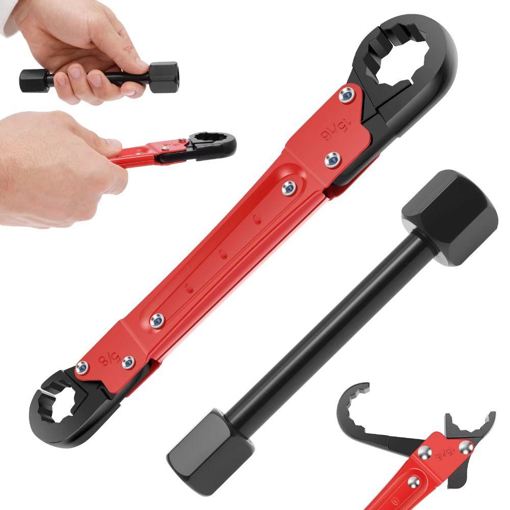 Adjustable Jaw Pipe Tool Removal Durable Construction Plumbing Wrench Tool  Sink Pipes