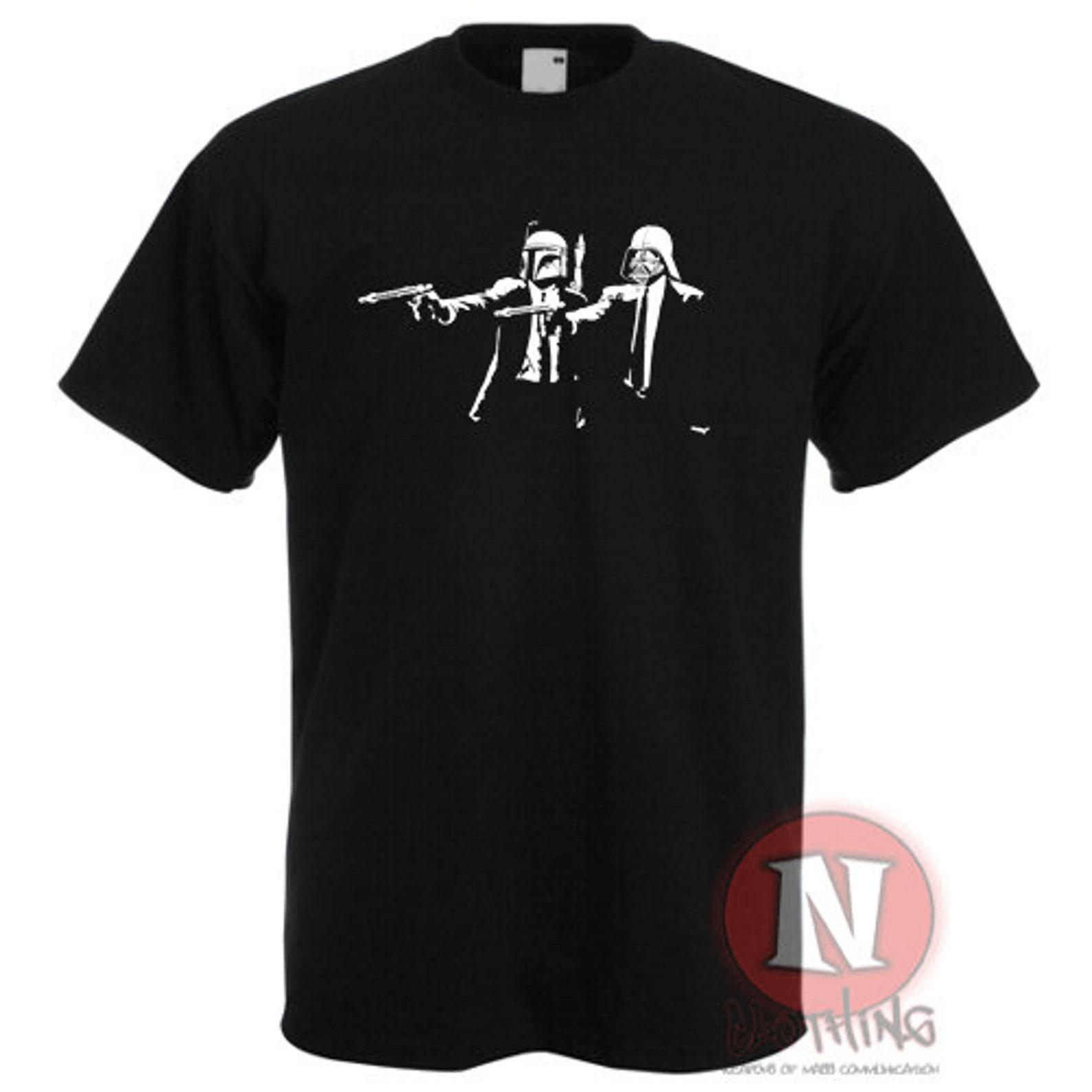 Darth Vader Boba Fett Pulp Fiction Style T-Shirt 3XL